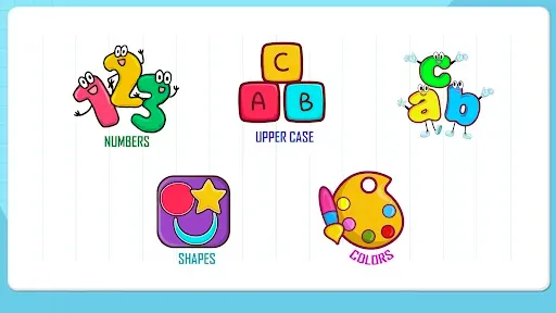 Скриншот 1 — 123 Numbers Alphabet Tracing