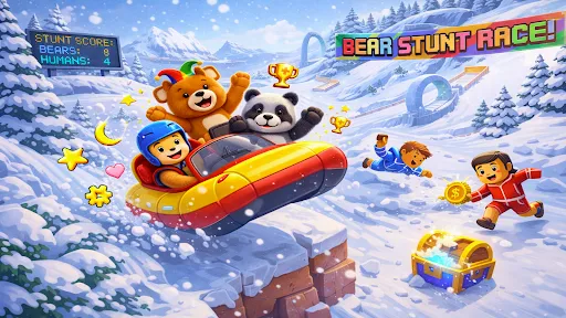 Скриншот 4 — Crazy Bear 3D World