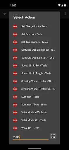 Скриншот 8 — Bolt for Tesla - Tasker Plugin