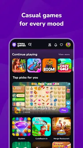 Скриншот 3 — CrazyGames: Play 2500+ Games
