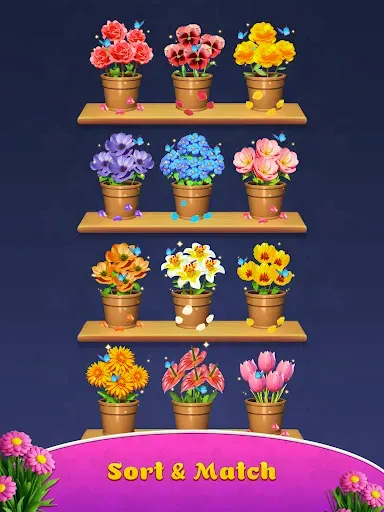 Скриншот 8 — Flower Match-Blossom Triple