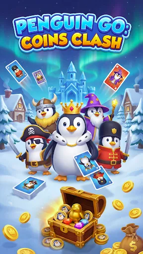 Скриншот 1 — Penguin Go : Coins Clash