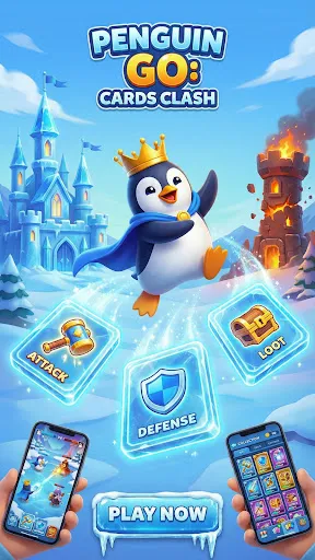 Скриншот 8 — Penguin Go : Coins Clash