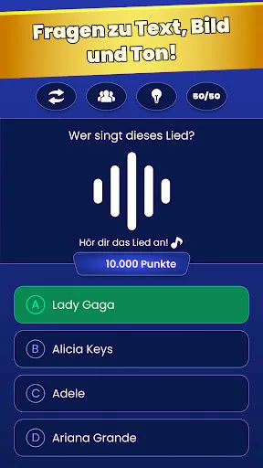Скриншот 2 — Super Quiz - Wissens Deutsch