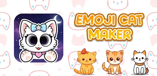Скриншот 1 — Emoji Cat Maker: Cat Stickers