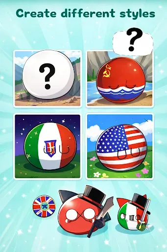 Скриншот 5 — CountryHuman: Ball Emoji Maker