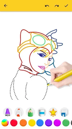 Скриншот 1 — How To Draw Cartoon