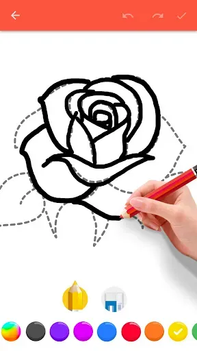 Скриншот 2 — How To Draw Flowers