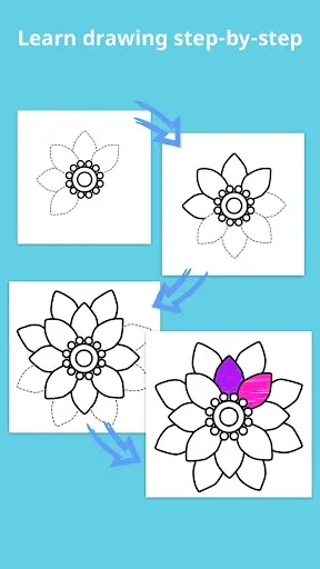 Скриншот 3 — How To Draw Flowers
