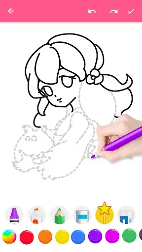 Скриншот 3 — How To Draw Princess