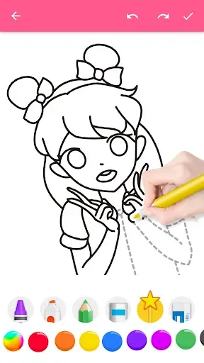 Скриншот 5 — How To Draw Princess