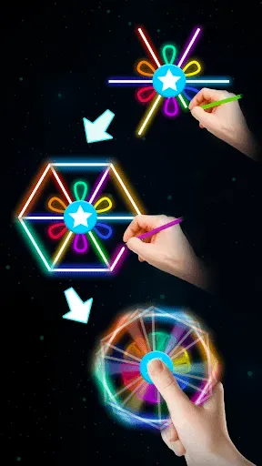 Скриншот 2 — Draw Finger Spinner