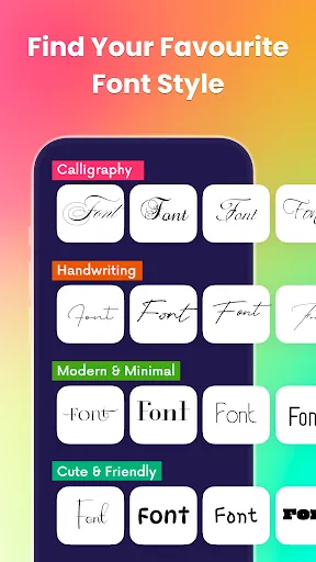 Скриншот 5 — Fonts for Insta Story: Fontini