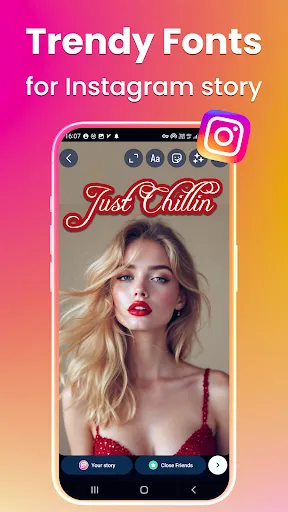 Скриншот 6 — Fonts for Insta Story: Fontini