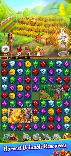 Скриншот 8 — Jewel 3: Три в ряд Атлантида
