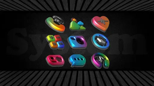Скриншот 2 — Auric Dark - 3D Icon Pack