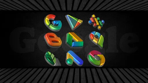 Скриншот 3 — Auric Dark - 3D Icon Pack