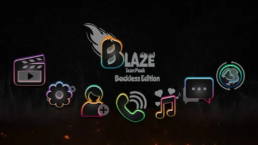 Скриншот 3 — Blaze Backless Icon Pack