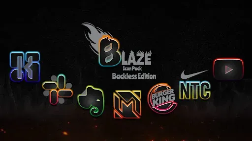 Скриншот 4 — Blaze Backless Icon Pack