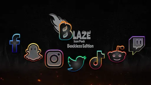 Скриншот 6 — Blaze Backless Icon Pack