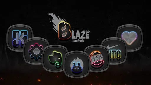 Скриншот 8 — Blaze Dark Icon Pack