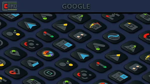 Скриншот 2 — Camo Dark Icon Pack