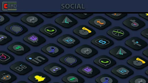 Скриншот 3 — Camo Dark Icon Pack