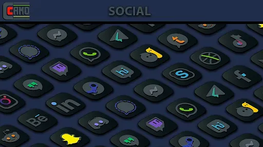 Скриншот 7 — Camo Dark Icon Pack