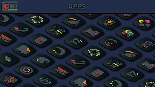 Скриншот 8 — Camo Dark Icon Pack