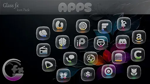 Скриншот 3 — GlassFX - Glass Icon Pack