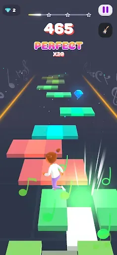 Скриншот 2 — Melody Run - Cute Popcat Music