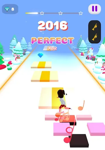 Скриншот 8 — Melody Run - Cute Popcat Music