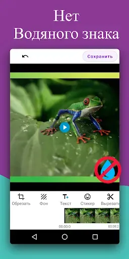 Скриншот 1 — Текст на Видео - Видеомонтаж