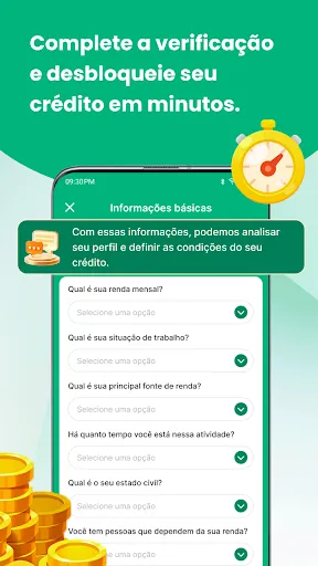 Скриншот 2 — CréditoLeve: Empréstimos Fácil