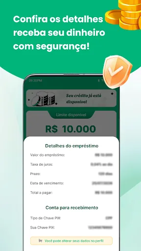 Скриншот 3 — CréditoLeve: Empréstimos Fácil