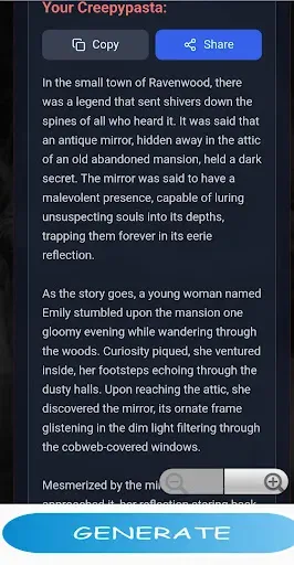 Скриншот 3 — Creepypasta Generator