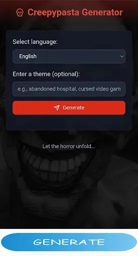 Скриншот 4 — Creepypasta Generator