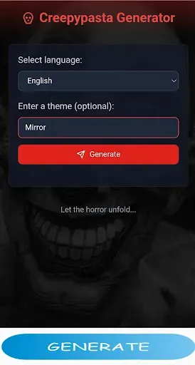 Скриншот 5 — Creepypasta Generator