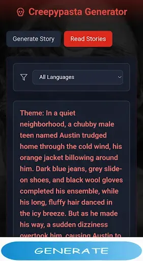 Скриншот 6 — Creepypasta Generator