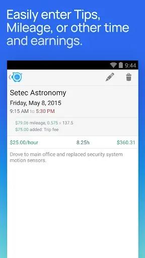 Скриншот 5 — Hours Tracker Time Tracking