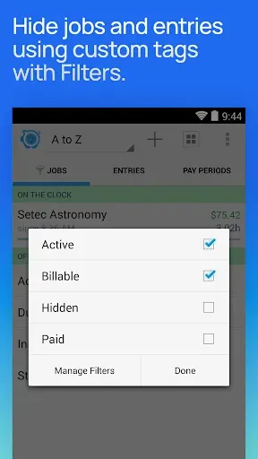 Скриншот 7 — Hours Tracker Time Tracking