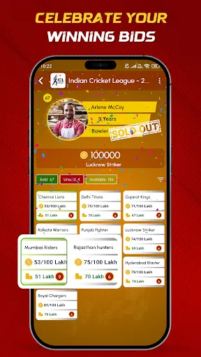 Скриншот 6 — CricAuction™ - Cricket Auction