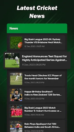 Скриншот 4 — CricBox: Live Cricket Score