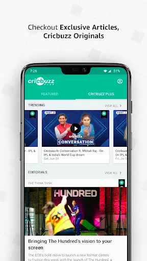 Скриншот 2 — Cricbuzz - Live Cricket Scores