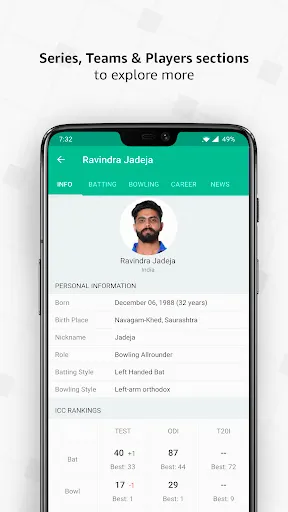 Скриншот 5 — Cricbuzz - Live Cricket Scores