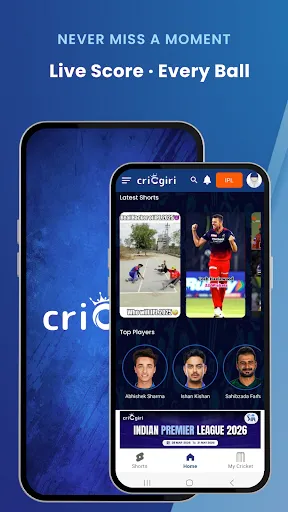 Скриншот 2 — Cricgiri -Live Cricket Updates