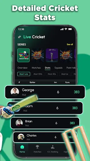 Скриншот 3 — Live Cricket Score Updates
