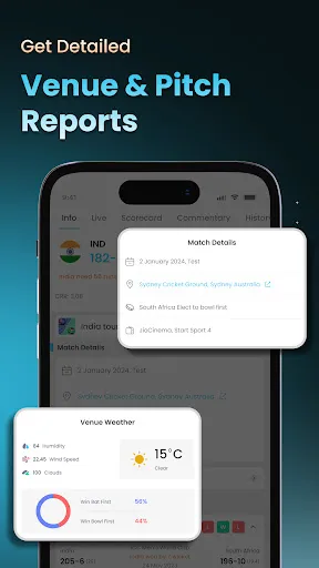Скриншот 5 — Cricket LineX: Fast Live score