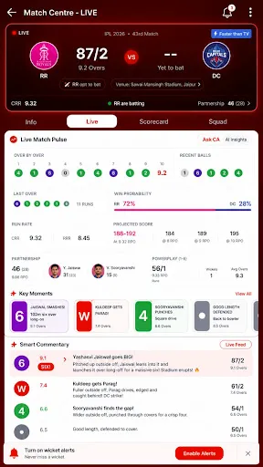 Скриншот 4 — Cricket Addictor Live line App
