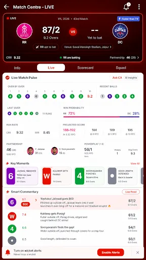 Скриншот 5 — Cricket Addictor Live line App